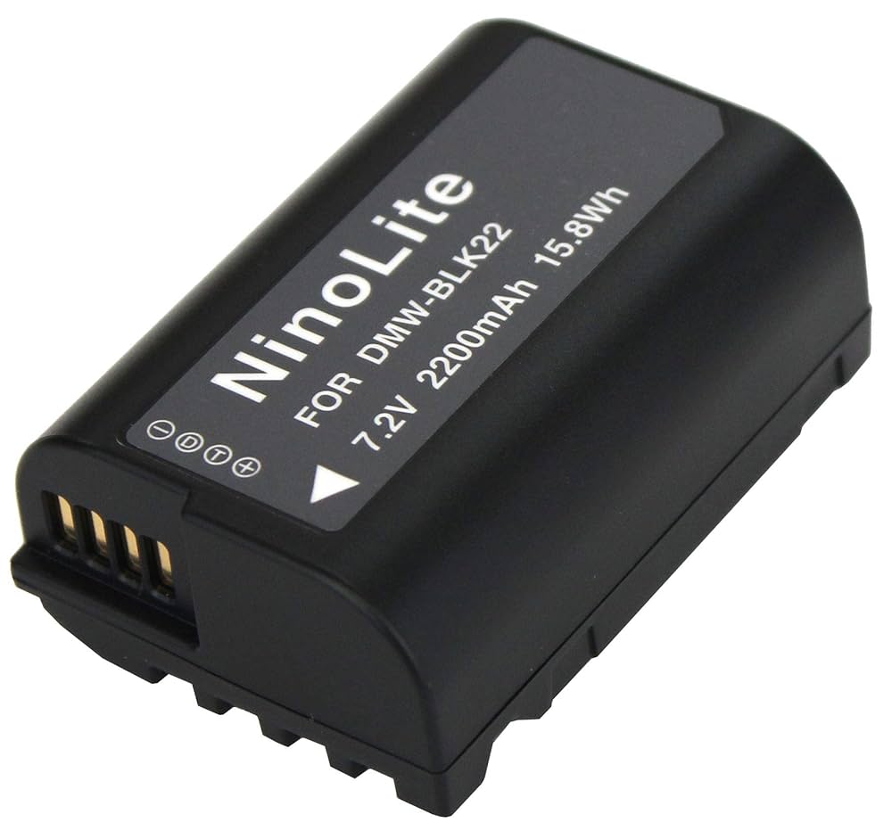 Amazon | NinoLite 2点セット DMW-BLK22対応バッテリー + USB型